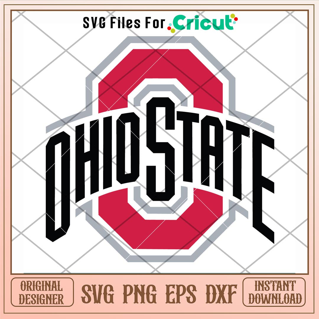 Ohio State Buckeyes Logo Svg, Ohio State Buckeyes Svg, NCAA Svg