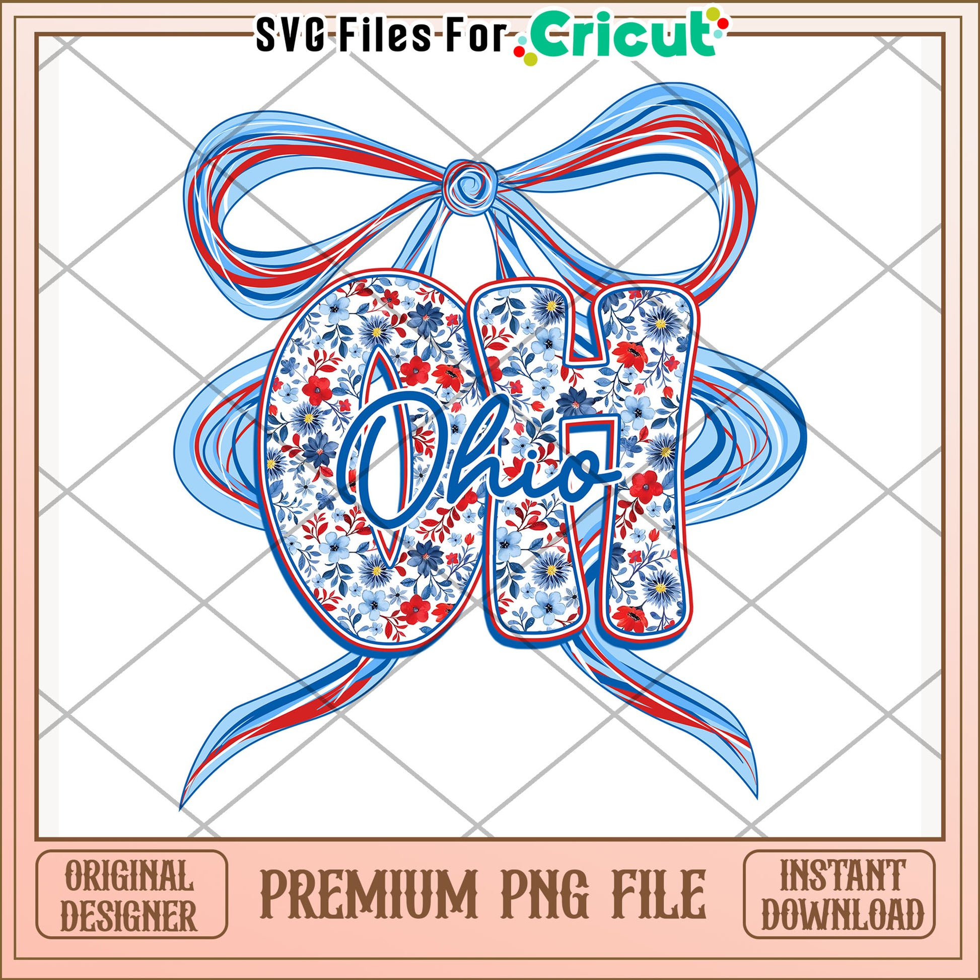 Ohio american state png, independence day png, love for american​ png