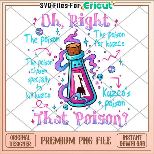 Oh right that poison png, sarcastic humor quote png, dark witty phrase png