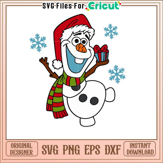 Olaf Christmas SVG Cut File