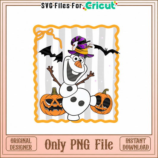 Olaf Halloween PNG, Disney Frozen Snowman, Halloween PNG