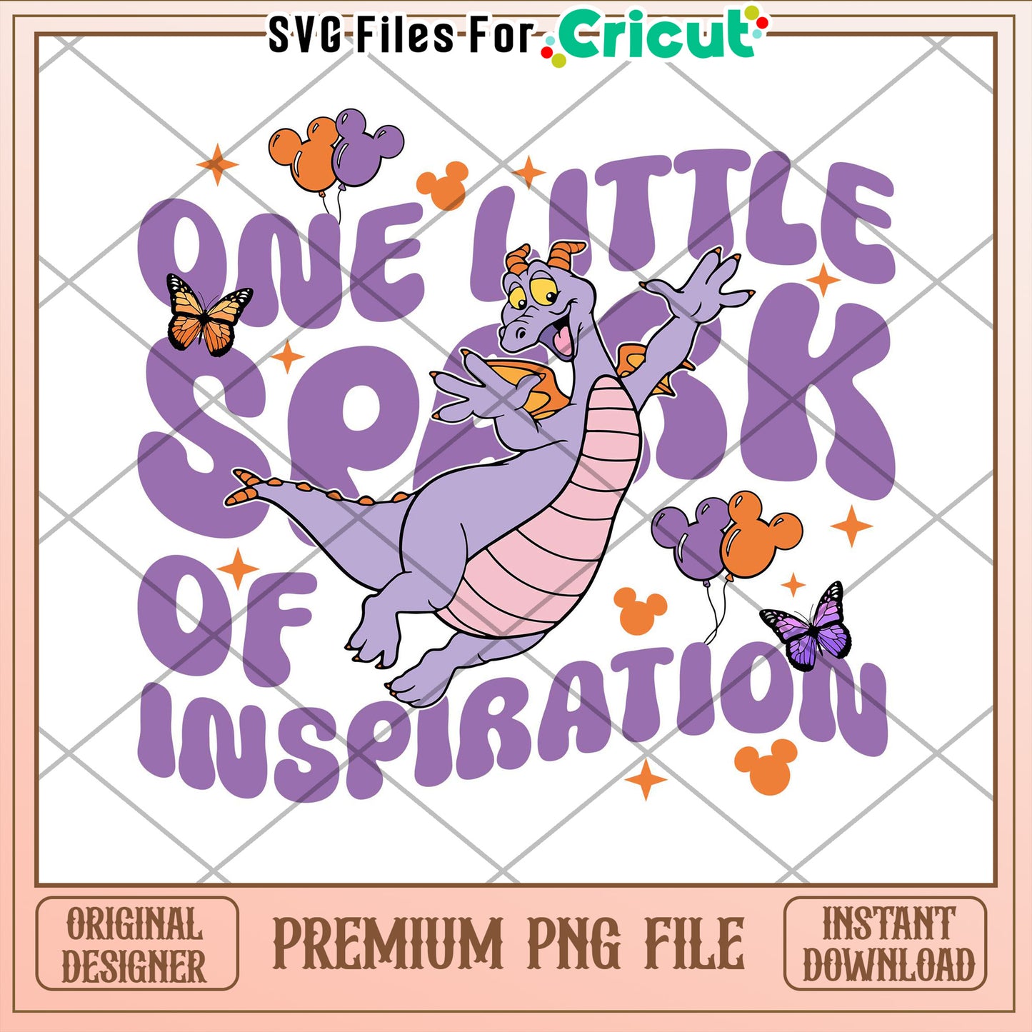 One Little Spark PNG Cricut Design