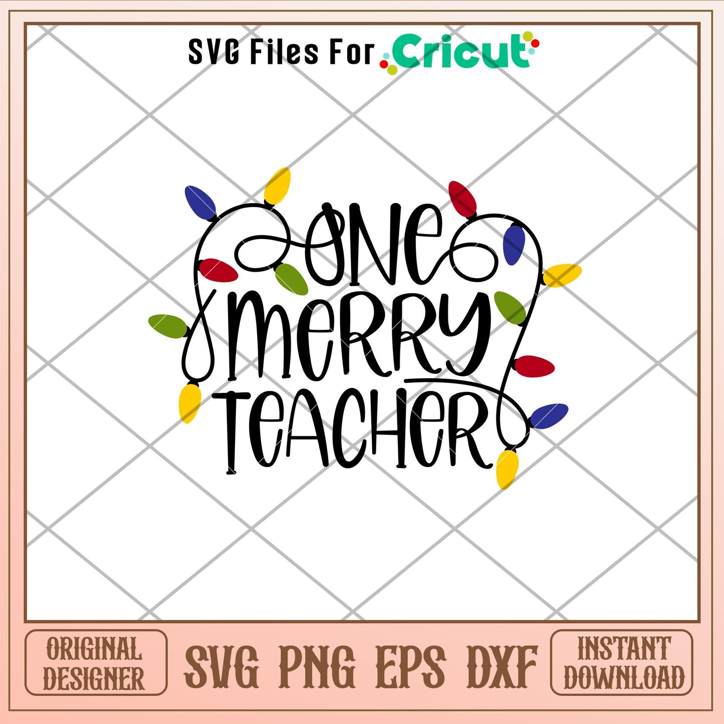 One Merry Teacher, One Merry Teacher Svg