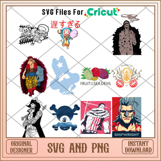One piece sea devil svg , One piece svg bundle - Svgfileforcricut