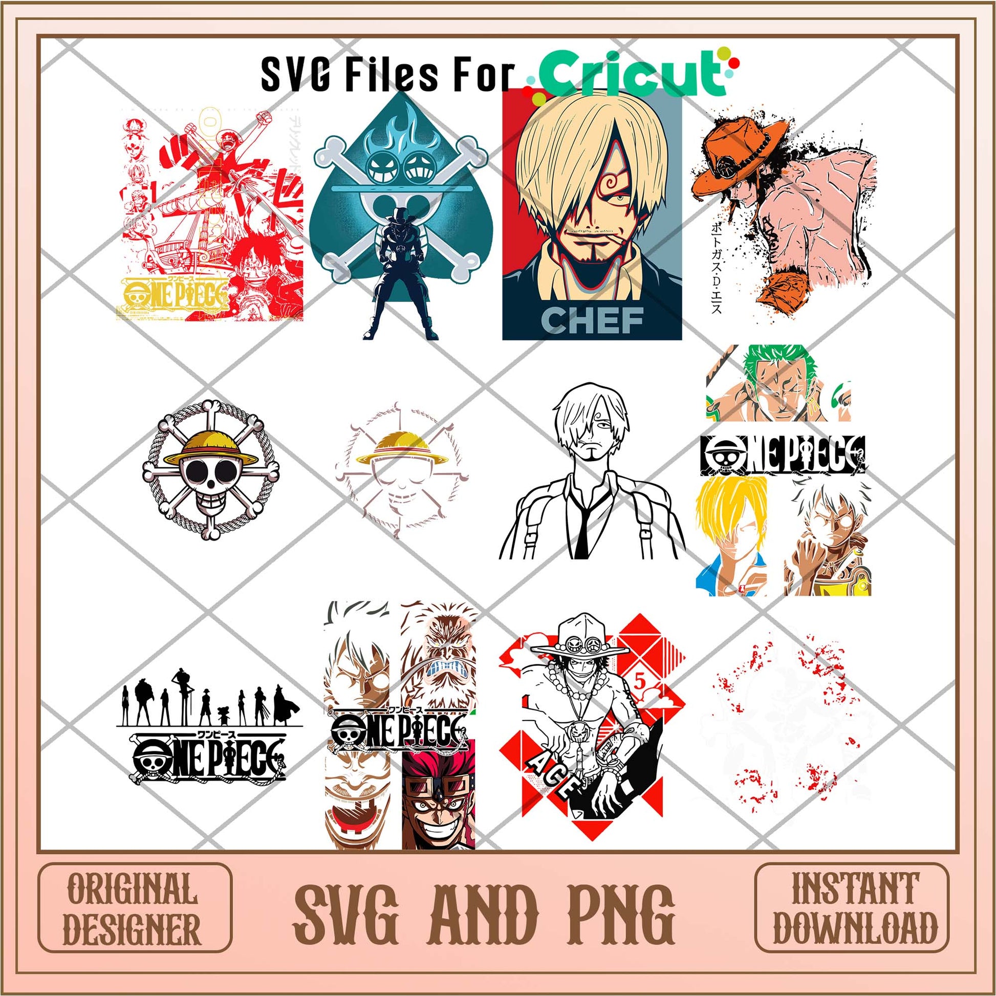 One piece Sanji svg, One piece svg bundle - Svgfileforcricut