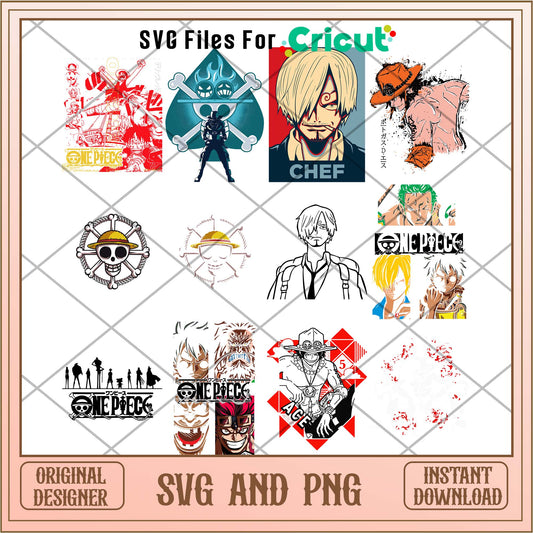 One piece Sanji svg, One piece svg bundle - Svgfileforcricut