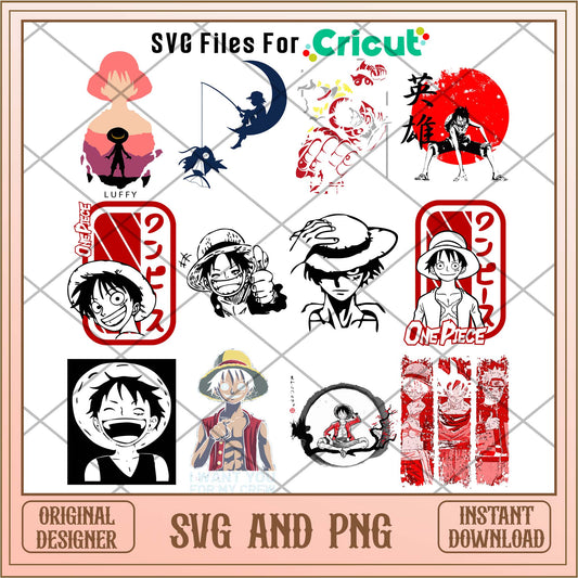 One piece svg , One piece friends svg bundle - Svgfileforcricut
