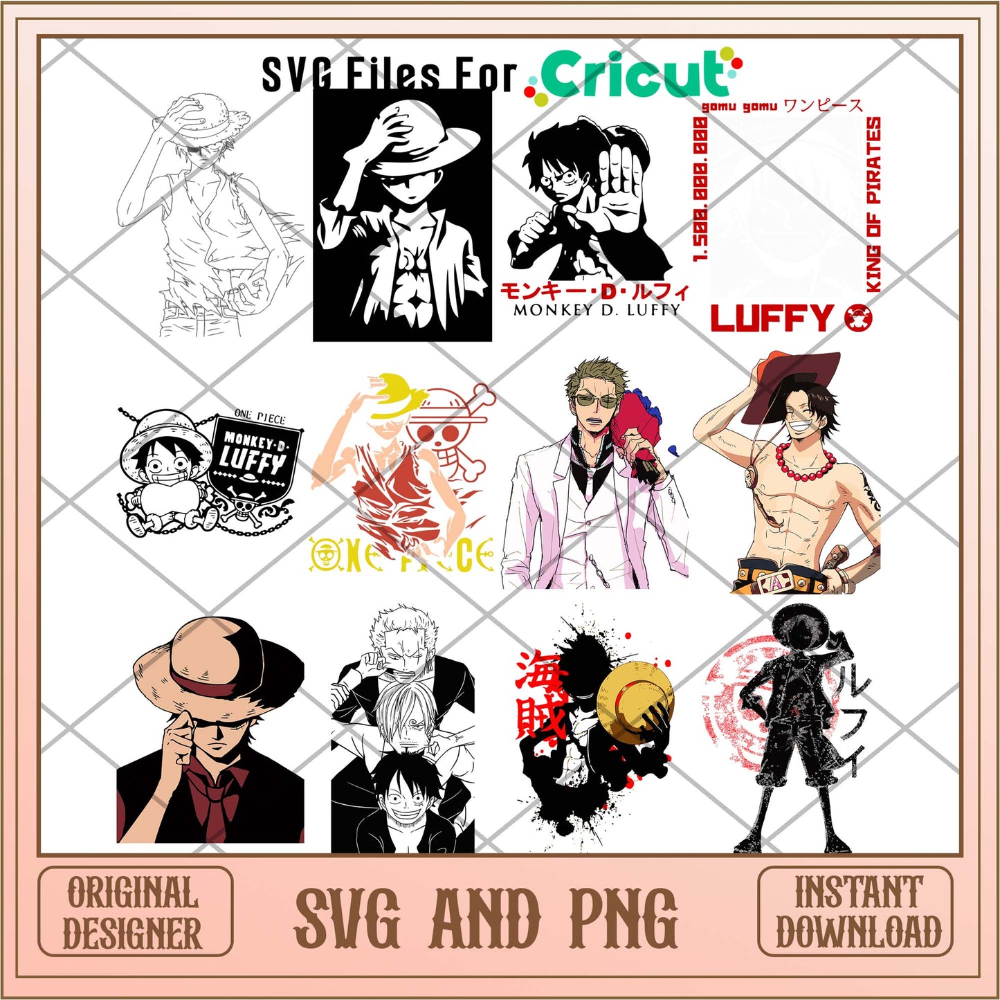 One piece movie svg , One piece Shank svg bundle - Svgfileforcricut