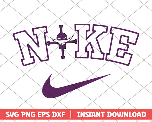 One piece edward newgate nike anime svg