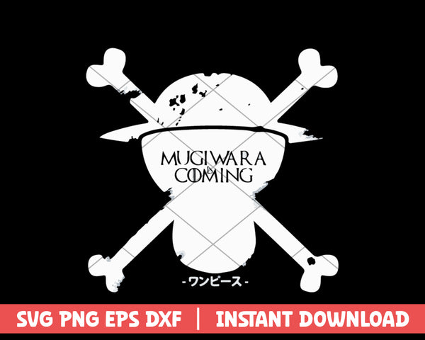 One piece mugiwara coming anime svg