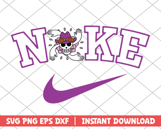 One piece nico robin nike anime svg