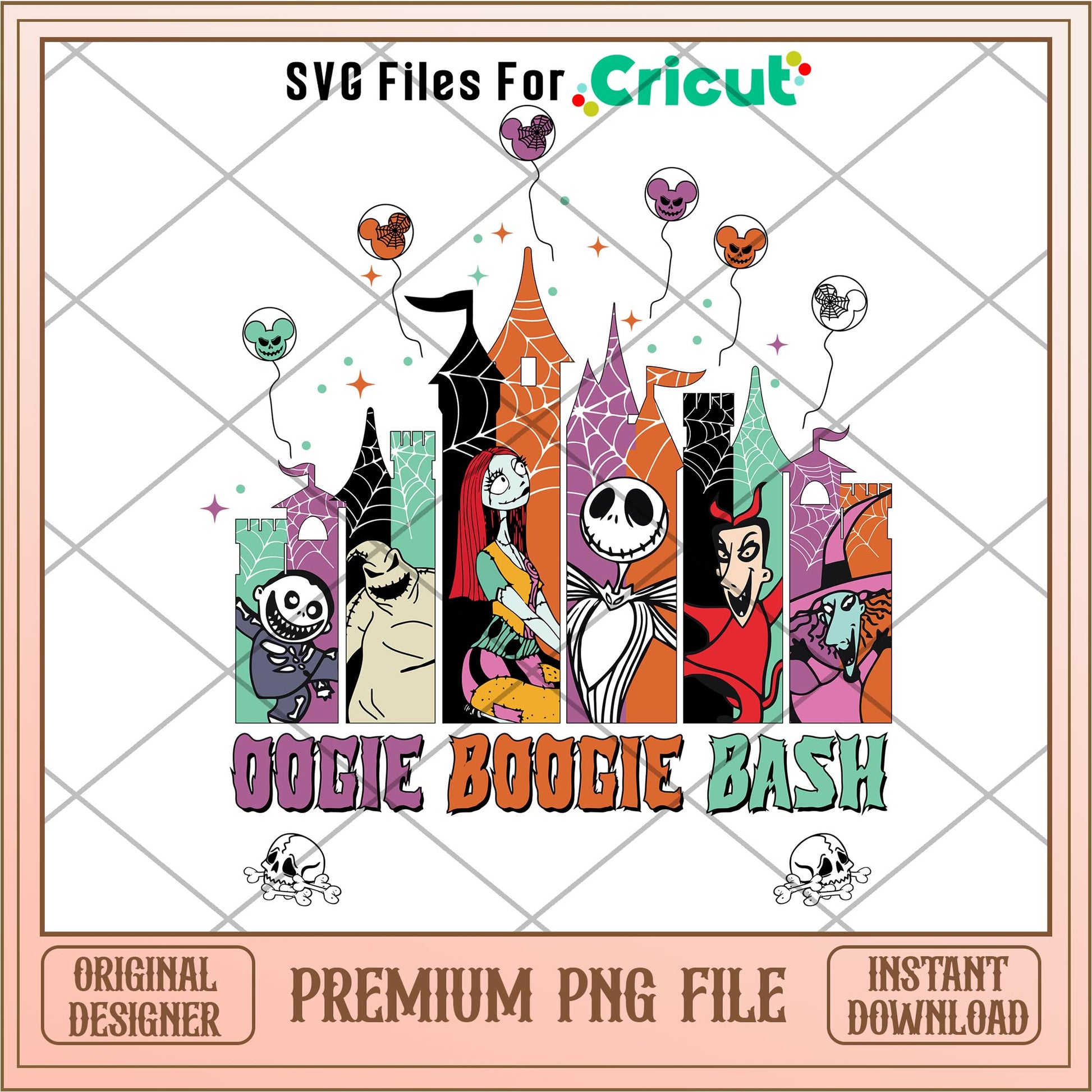 Oogie Boogie Bash png,  Nightmare before christmas png, digital download