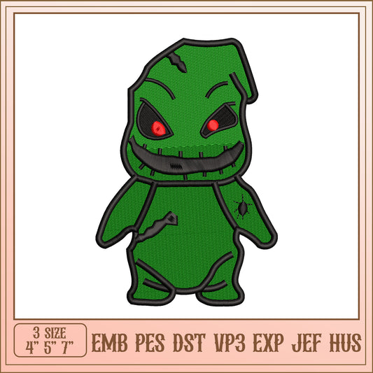 Oogie Boogie Embroidery Design
