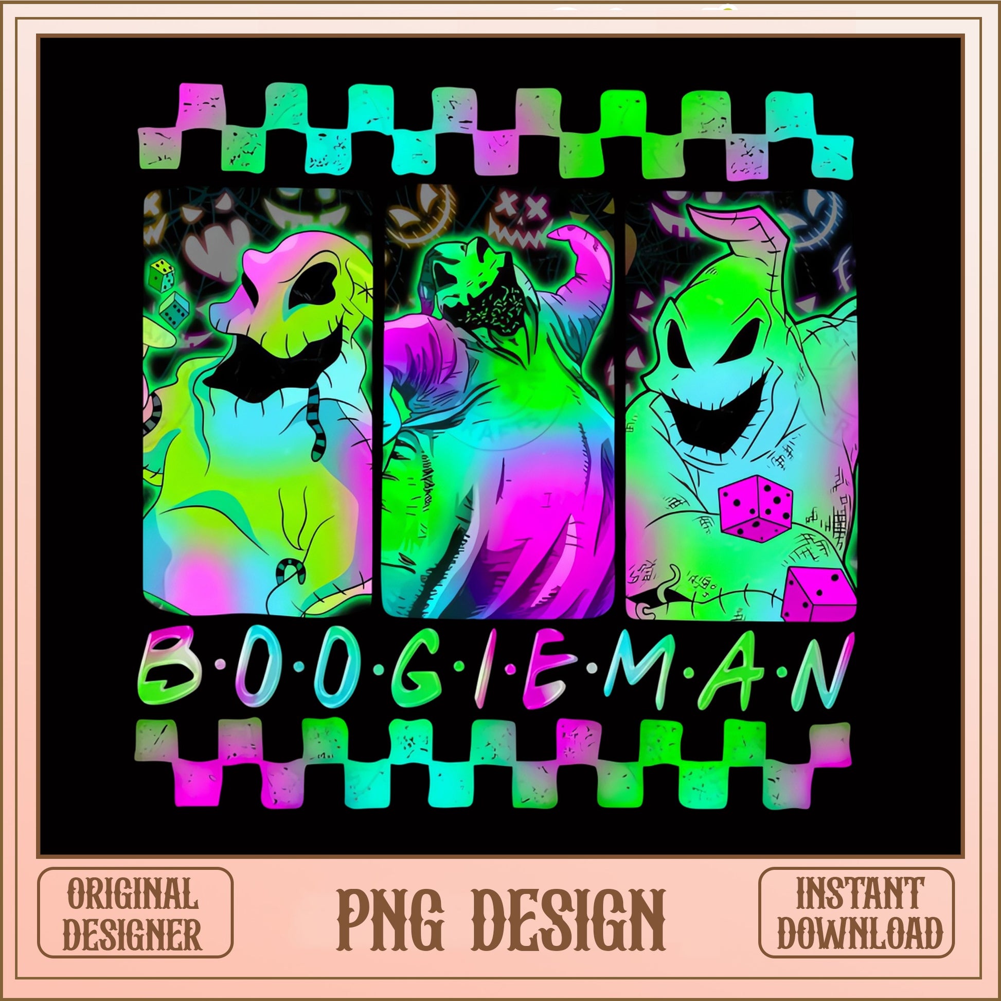 Oogie Boogie Boogieman Halloween PNG, Nightmare PNG, Disney Halloween PNG