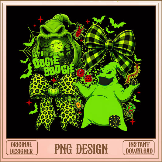 Oogie Boogie Halloween PNG, Let's Oogie Boogie PNG, Halloween PNG