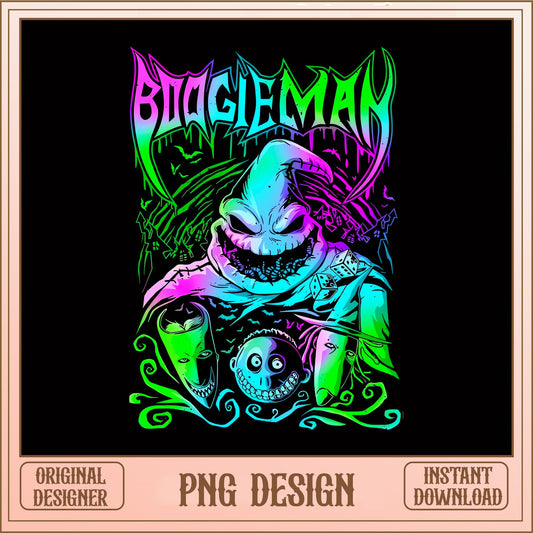 Oogie Boogie Retro Horror PNG, Halloween Villain Design, Nightmare PNG