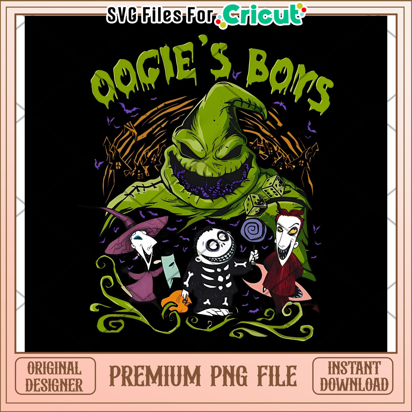 Oogie boogie's boys png, oogie boogie png, hallowen time png