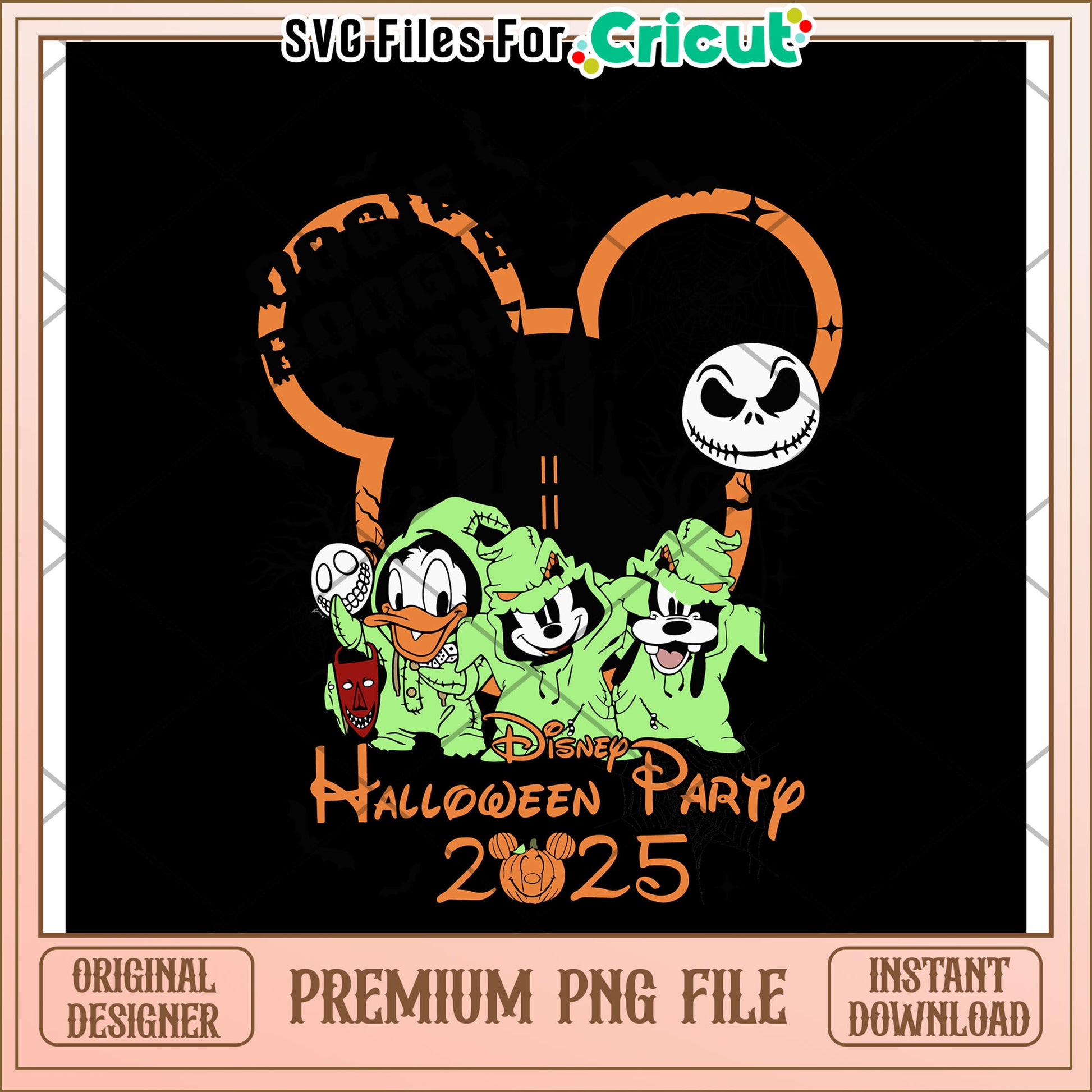 Oogie boogie bas halloween party 2025 png, halloween cartoon png, halloween nightmare png