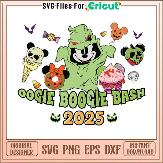 Oogie boogie bash svg, spooky halloween svg, halloween season svg