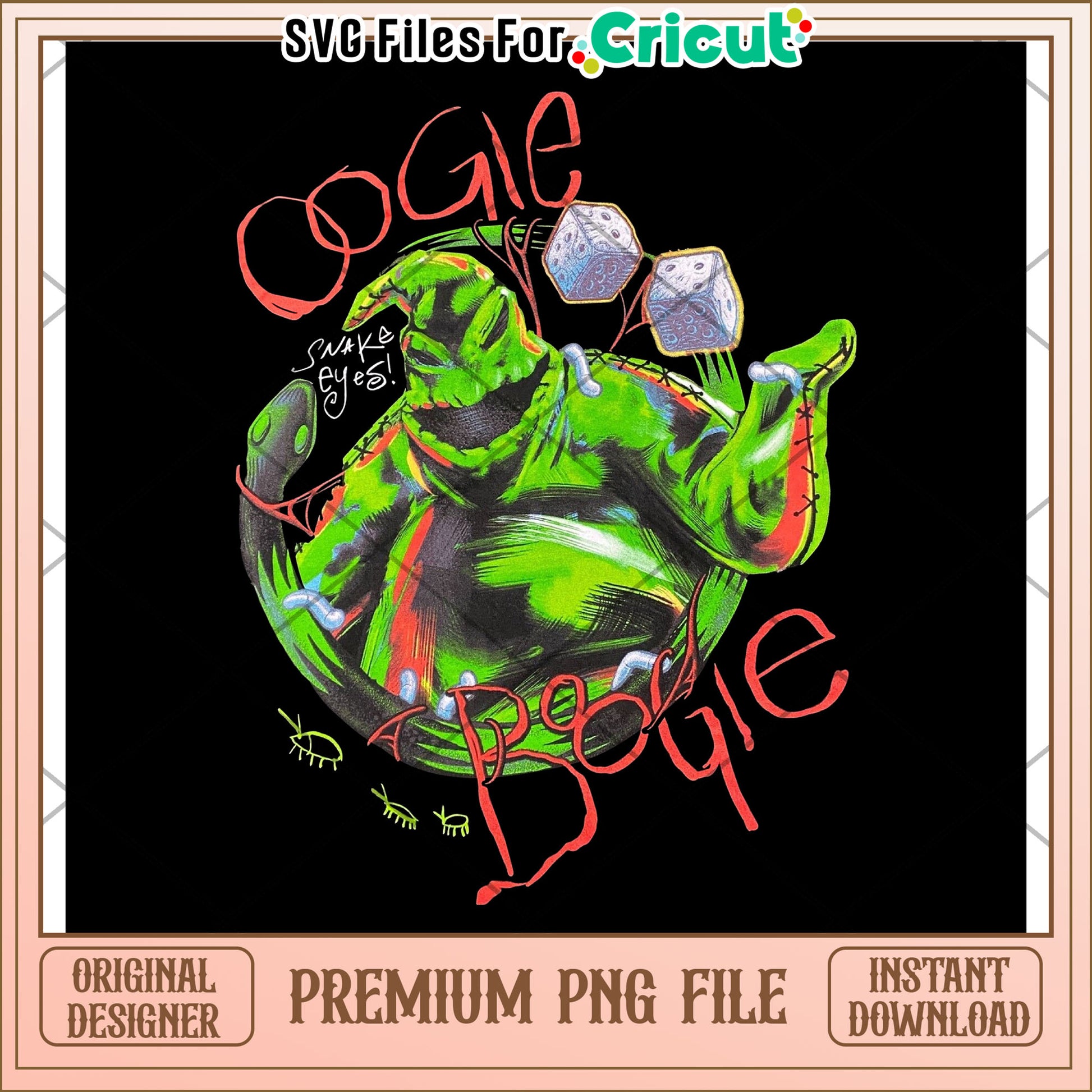 Oogie boogie png, halloween cartoon png, halloween nightmare png