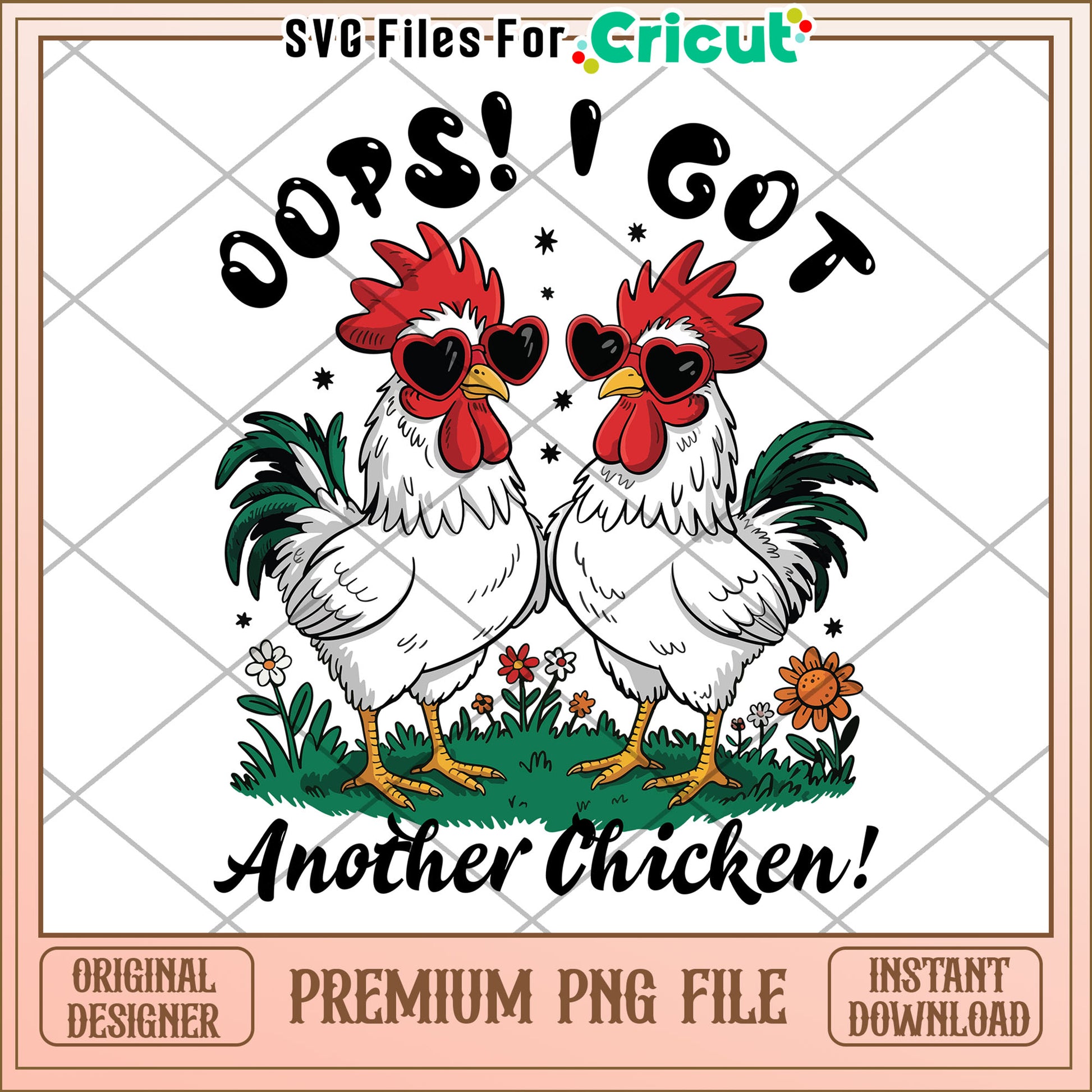 Oops i got another chicken png, dunny chicken png