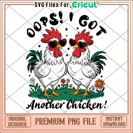 Oops i got another chicken png, dunny chicken png