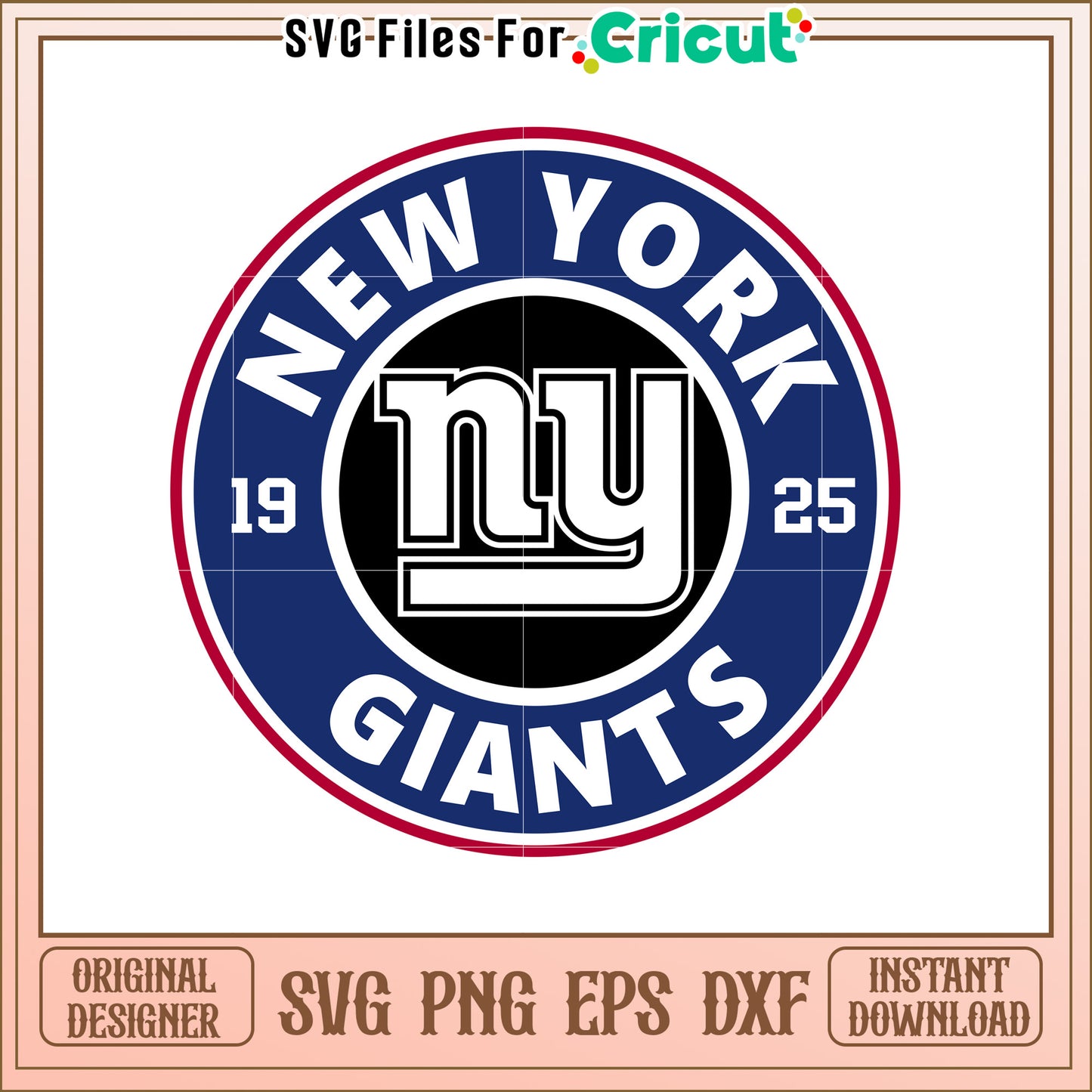 Option 1 (60 characters) New York Giants SVG Logo Design Download