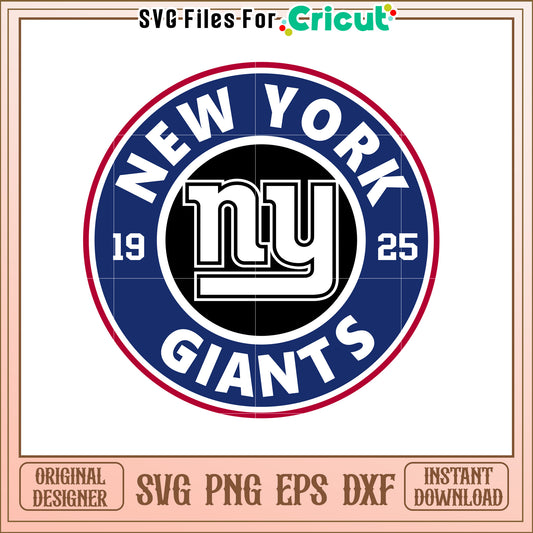 Option 1 (60 characters) New York Giants SVG Logo Design Download