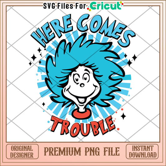 Option 1 (64 characters)  Cat in the Hat PNG - Here Comes Trouble