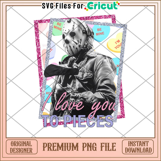 Option 1 (Focus on Valentine's Day) Valentines Day Jason Voorhees PNG