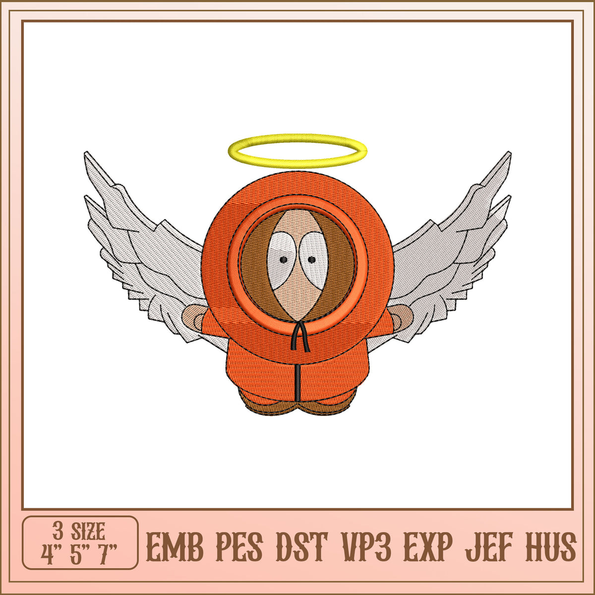 Option 1 (Focus on character) Stan Marsh Angel Embroidery Design – svg ...