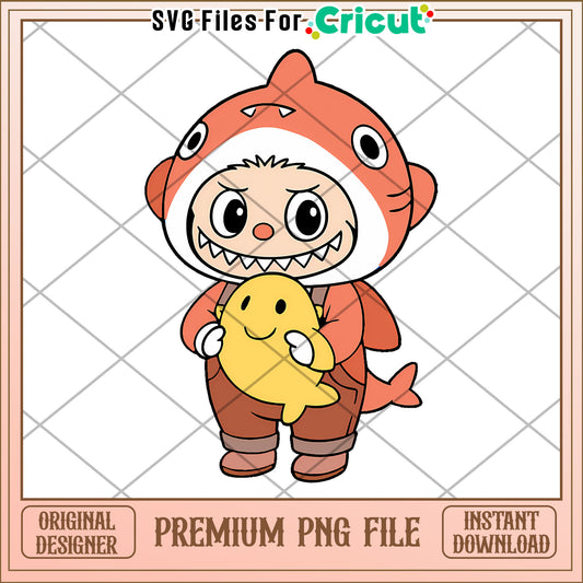 Orange labubu png, labubu cartoon png, labubu characters​​ png