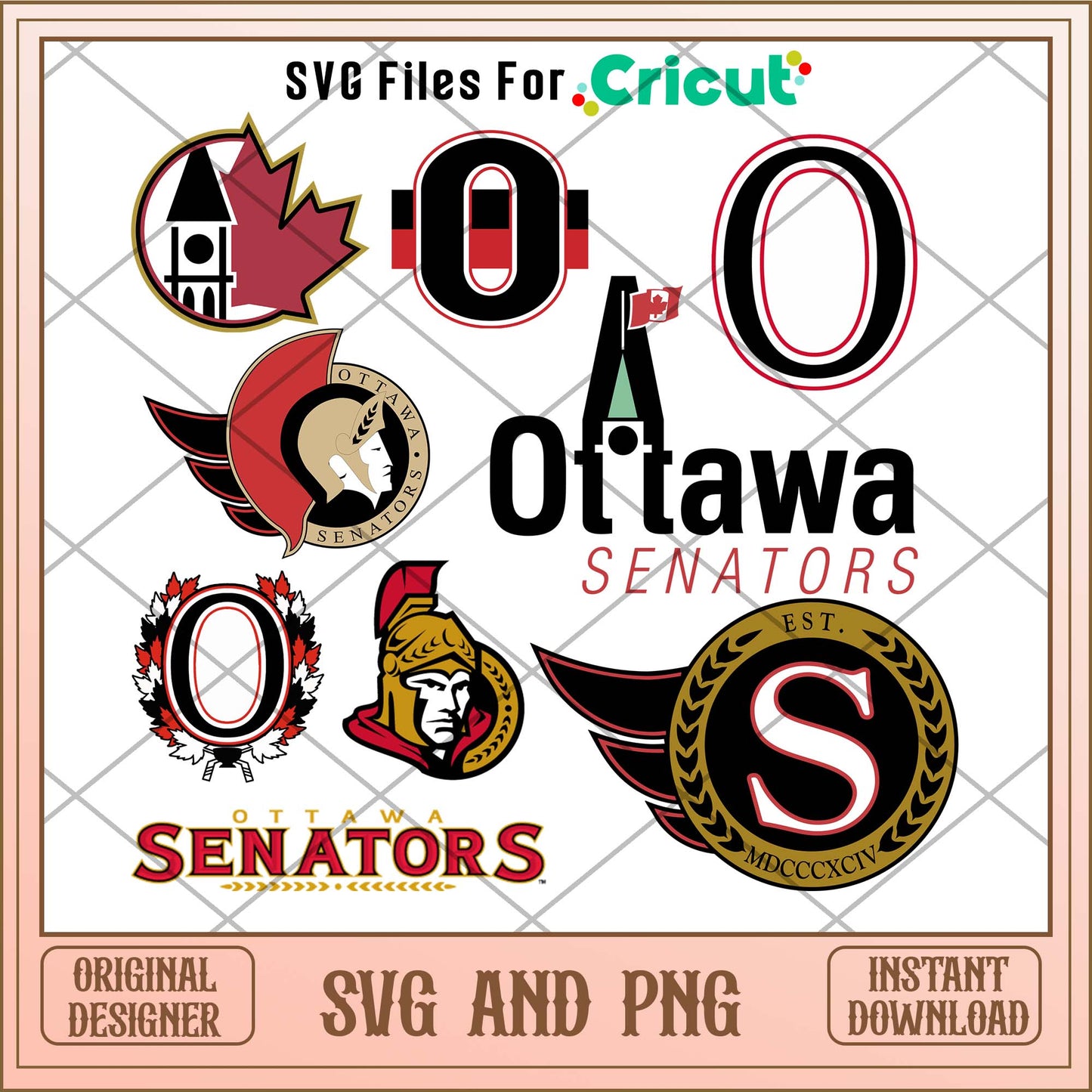 Ottawa Senators svg, Ottawa Senators svg bundle, NHL svg