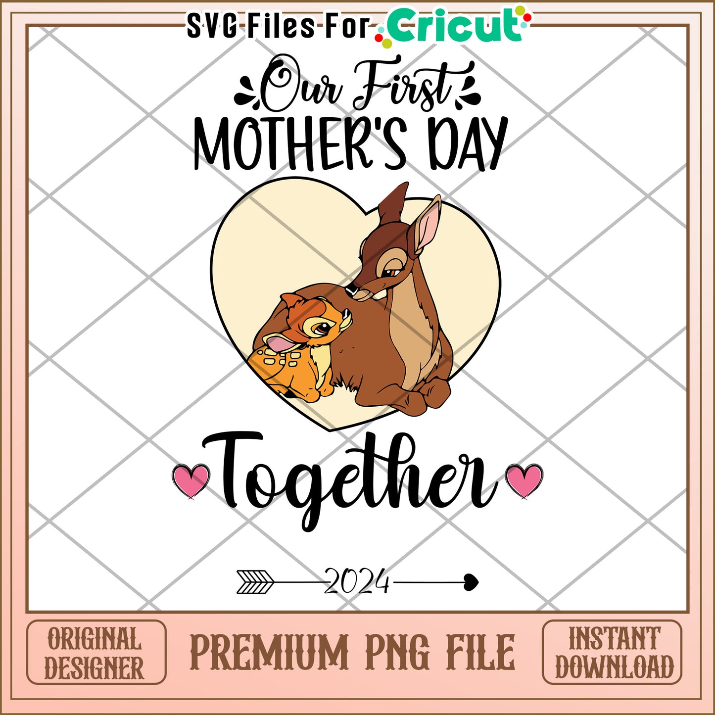 Our First Mothers Day PNG 2024 Bambi