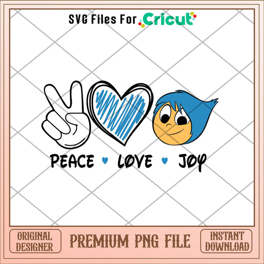 Inside out 2 peace love joy png