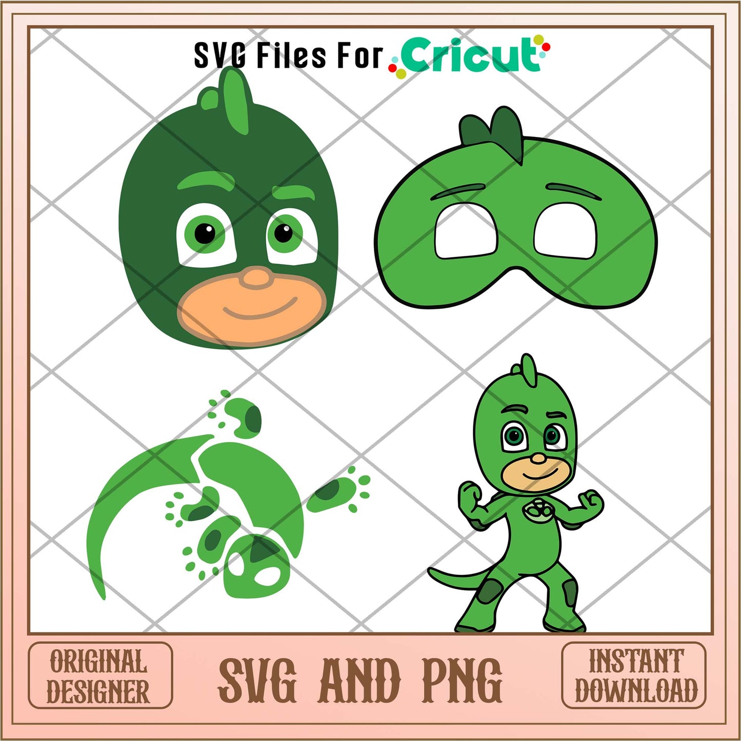 PJ Masks Green svg bundle