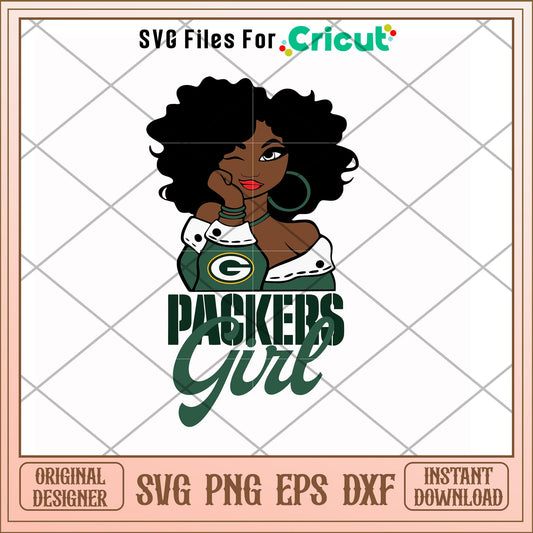 Packers Girl nfl team svg, Packers svg, new nfl svg