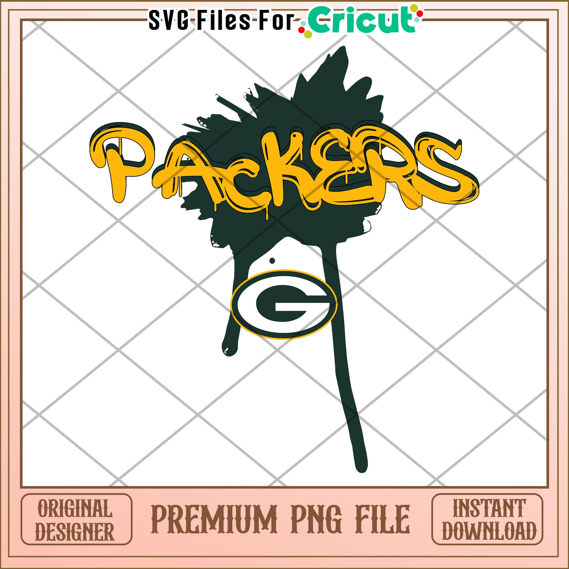 Packers graphic design for Cricut projects, perfect for fans