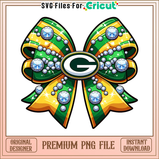 Packers logo vintage bow png, Green Bay Packers png, NFL png