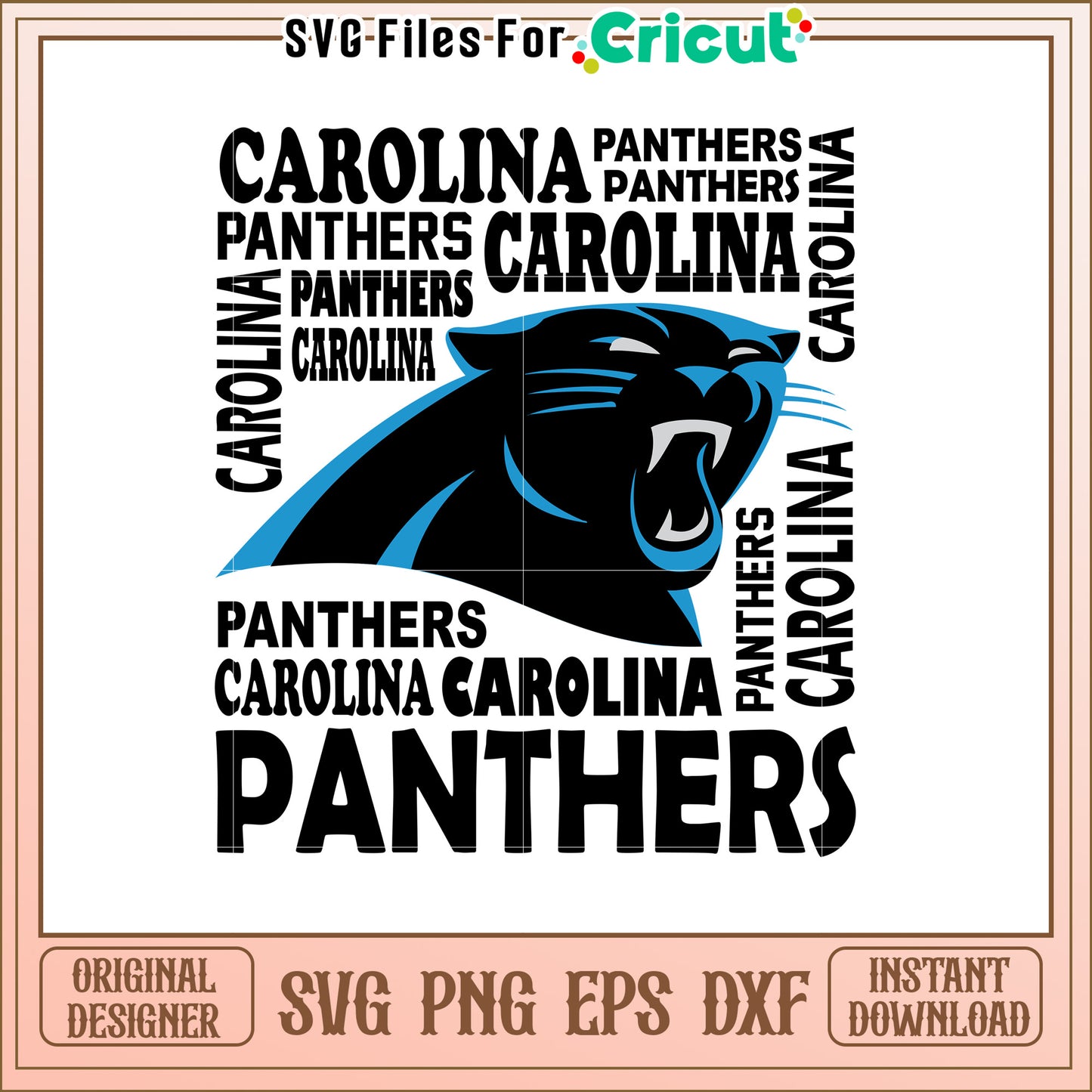 Panther Head SVG Design for Sports Fans and Decor