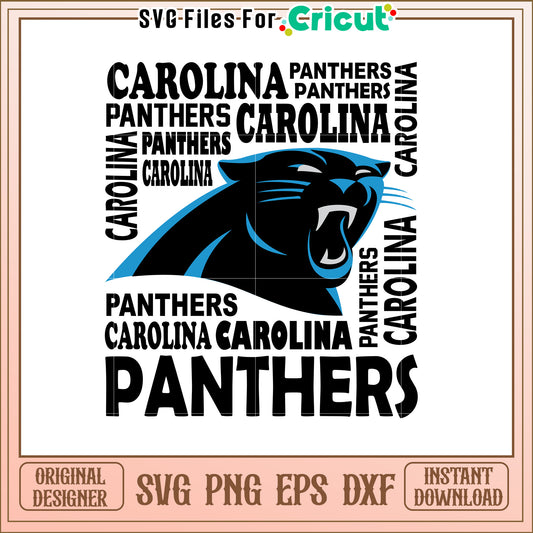 Panther Head SVG Design for Sports Fans and Decor