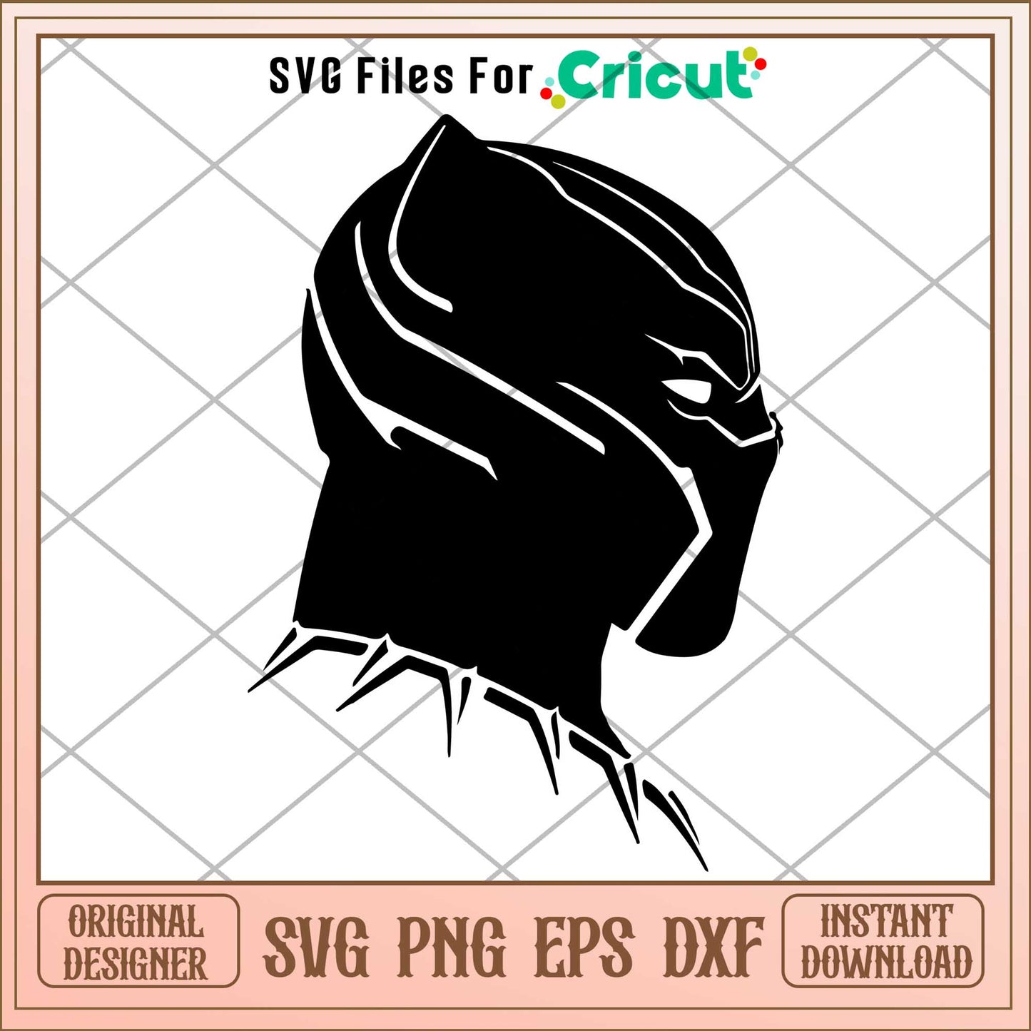 Panther Mask Logo svg, maverl character svg, Digital Download