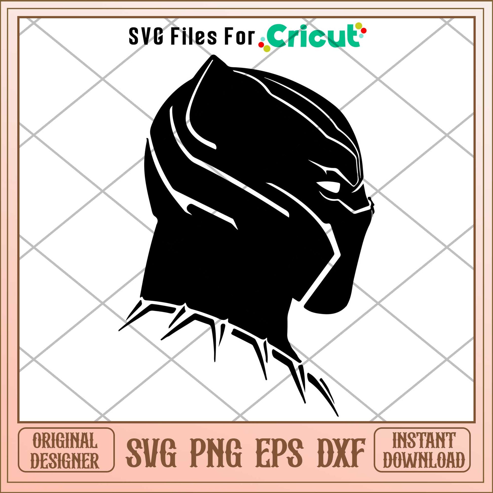 Panther Mask Logo svg, maverl character svg, Digital Download