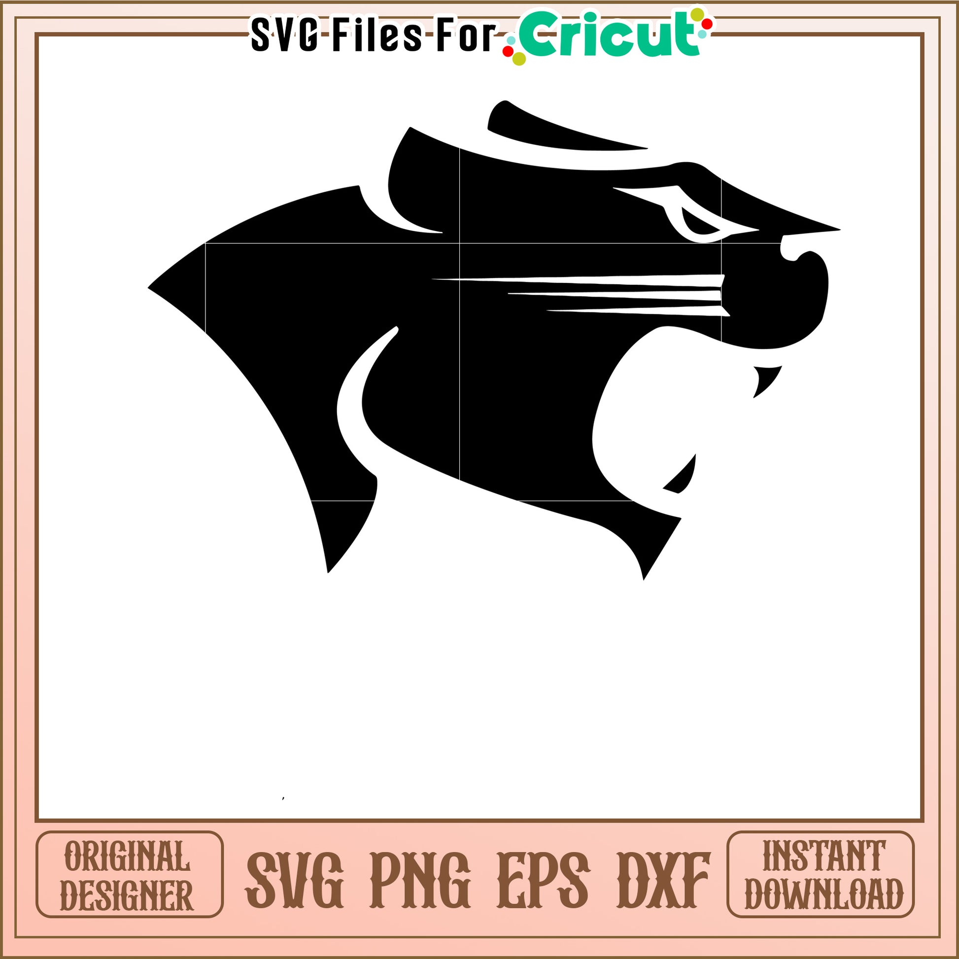 Panther SVG Clipart for Cricut, perfect for bold designs and projects