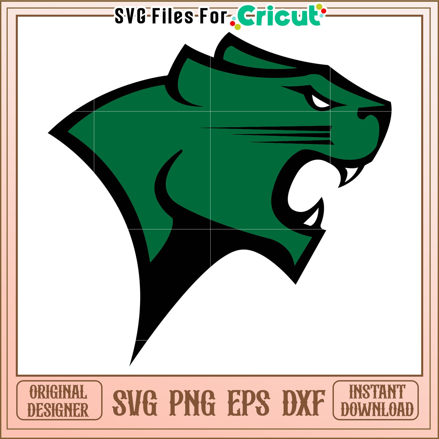 Panther SVG Design for Cricut Crafts, Instant Download for DIY Projects
