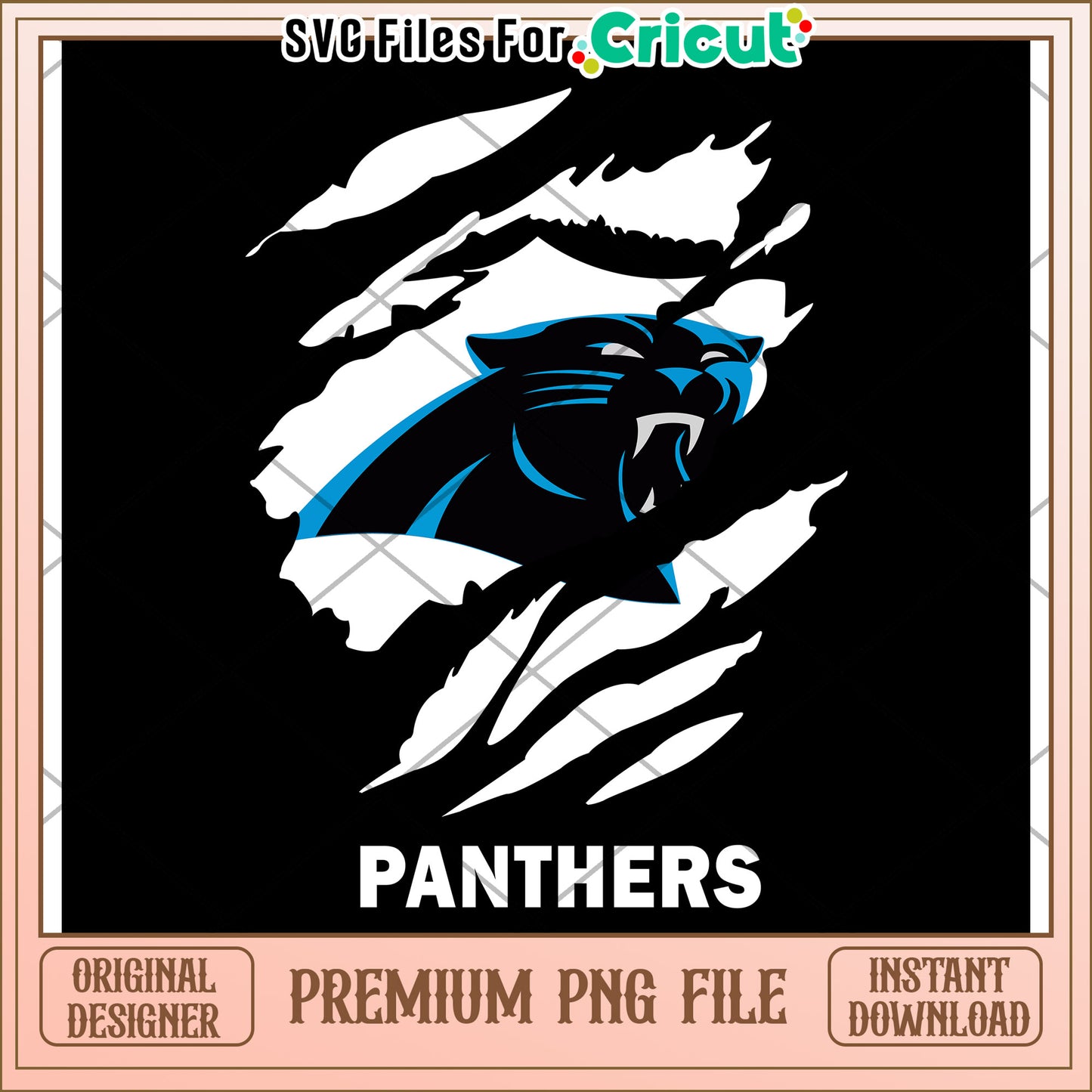 Panther SVG file for Cricut, premium PNG design for download