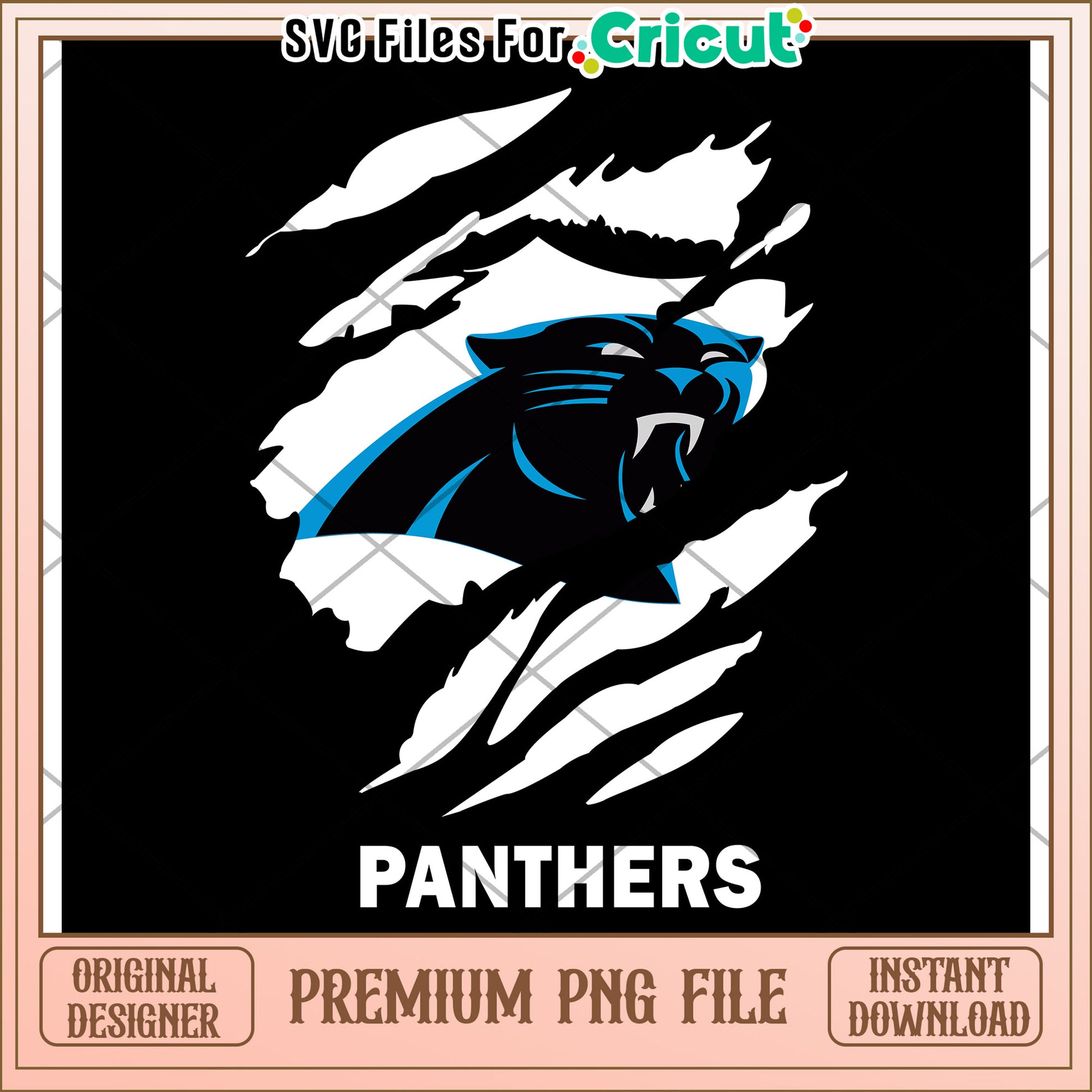 Panther SVG file for Cricut, premium PNG design for download