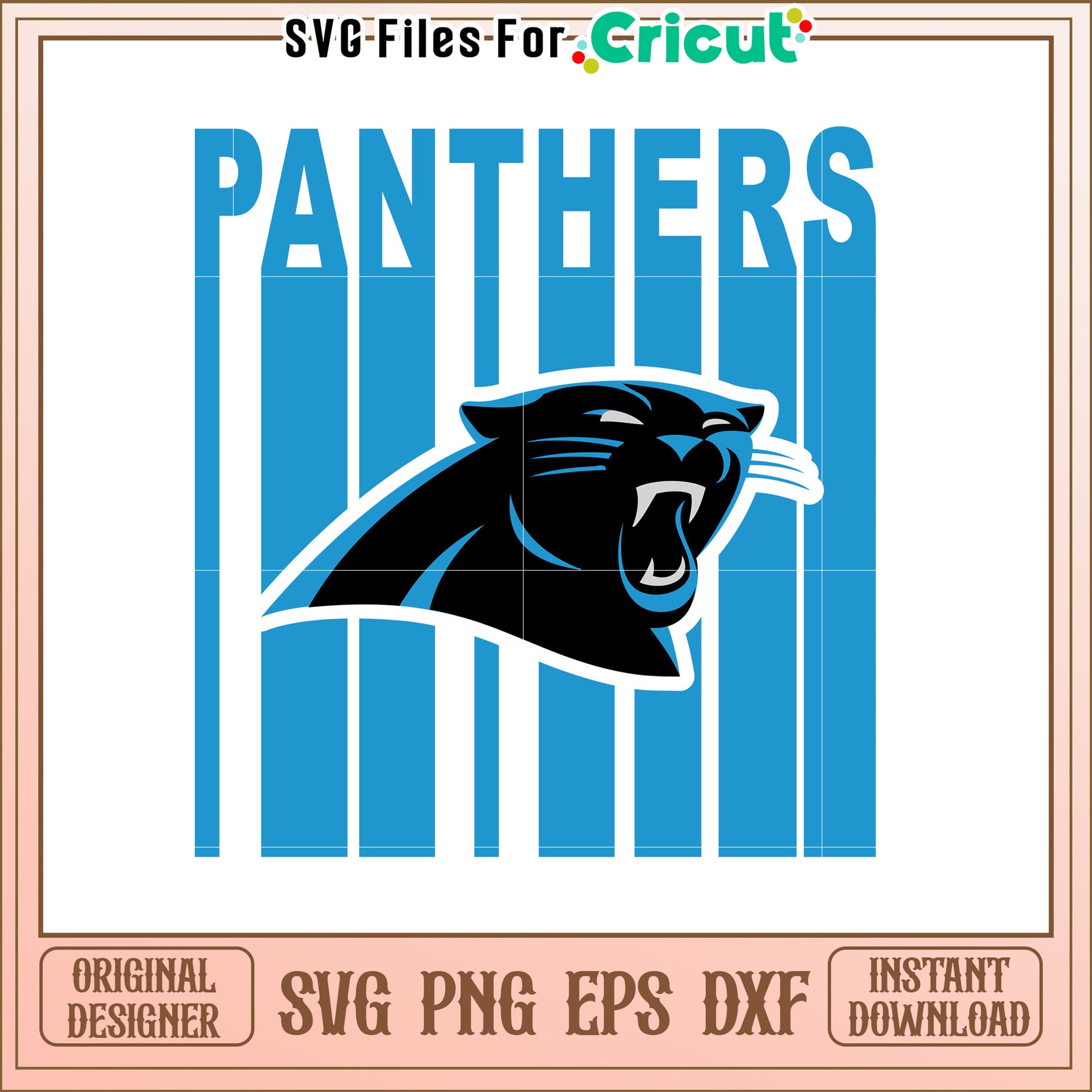 Panthers SVG Design for Sports Fans and Creators