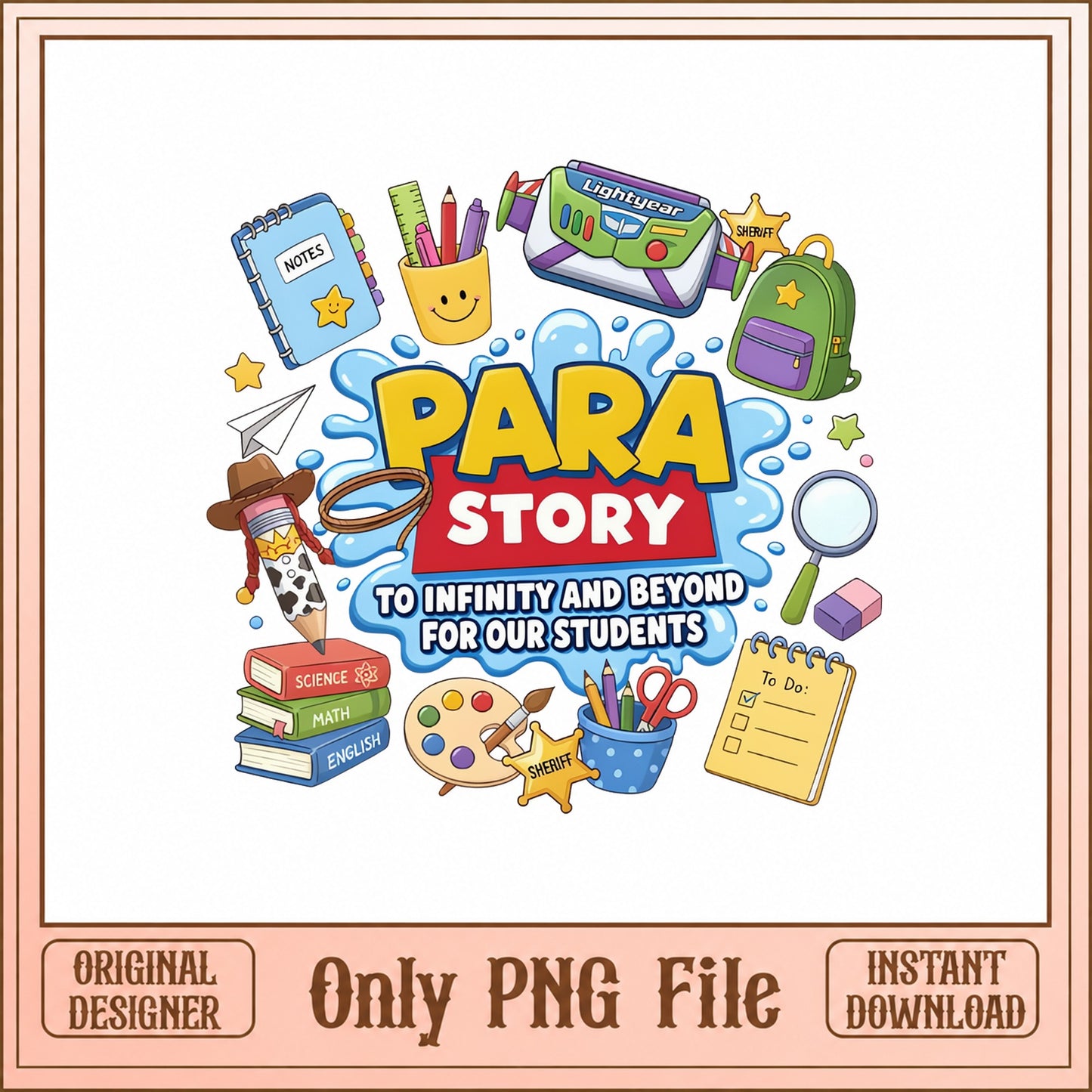 Para Story Teacher SVG Bundle, Back To School Clipart, Teacher PNG