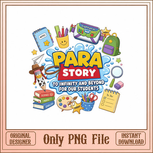 Para Story Teacher SVG Bundle, Back To School Clipart, Teacher PNG